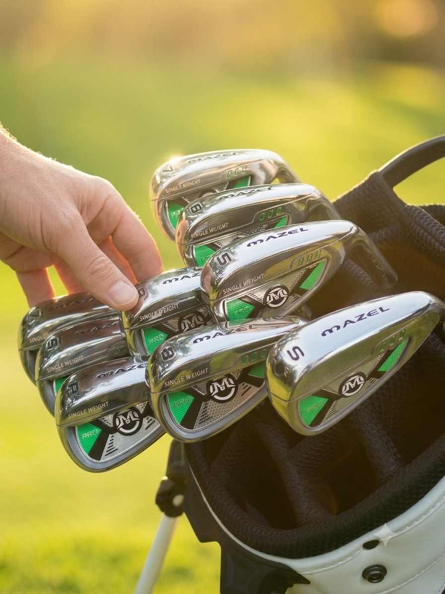 one length iron set green 9pc