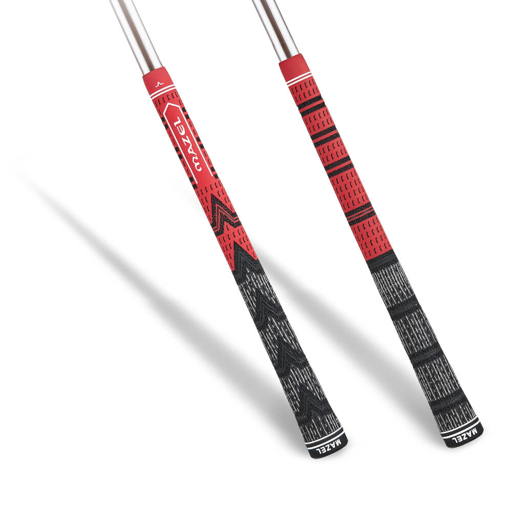 MAZEL Rubber Golf Grips Set red 3