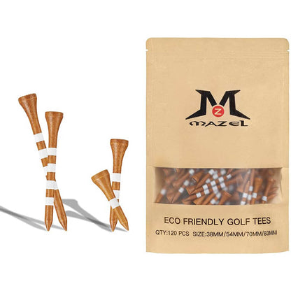 Mazel-natural-bamboo-golf-tee-brown white-0 4