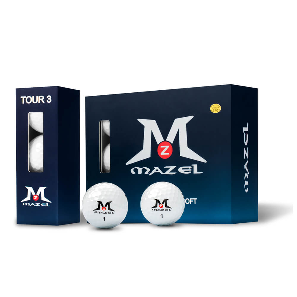 MAZEL 3-Layer Urethane Cover Golf Balls with box 01