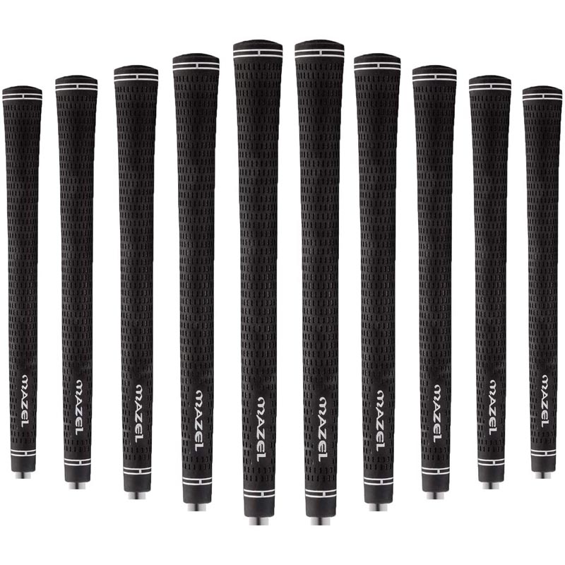 mazel 10-piece golf grip bundle black 1