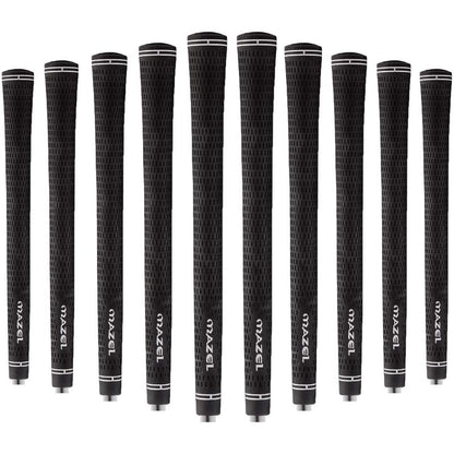 mazel 10-piece golf grip bundle black 1
