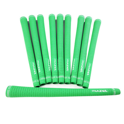 mazel 10-piece golf grip bundle greeen 7