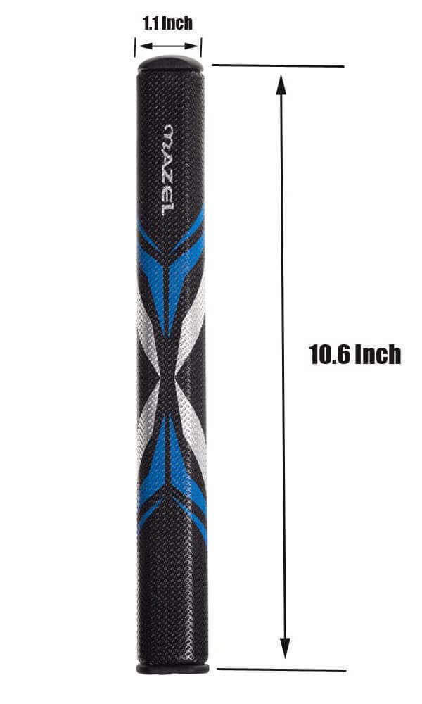 mazel golf putter grip Black Blue 03