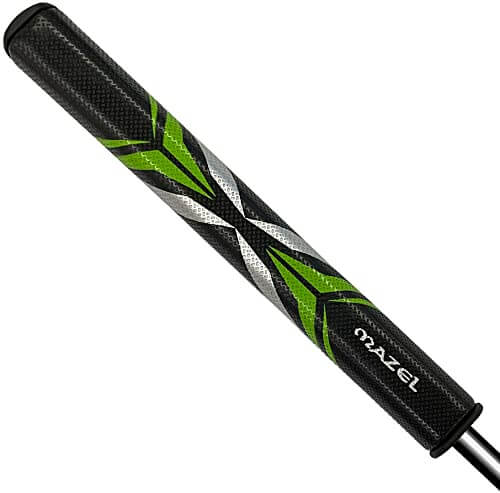 mazel golf putter grip Black green 01