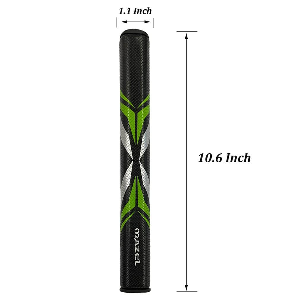 mazel golf putter grip Black green 02